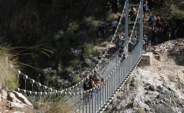 El puente colgante de 