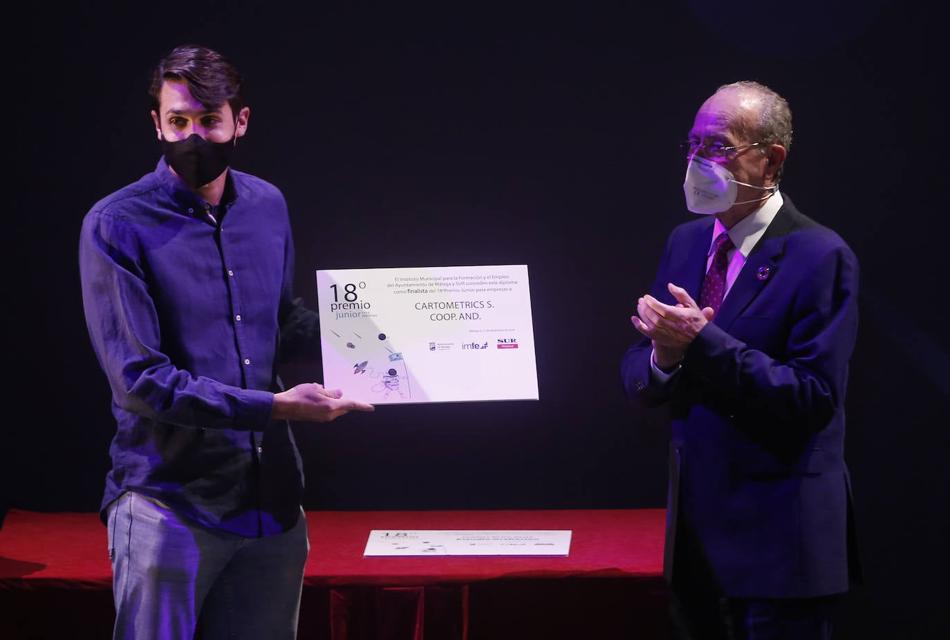 Gala de entrega de los 18 Premios Junior del Imfe. 