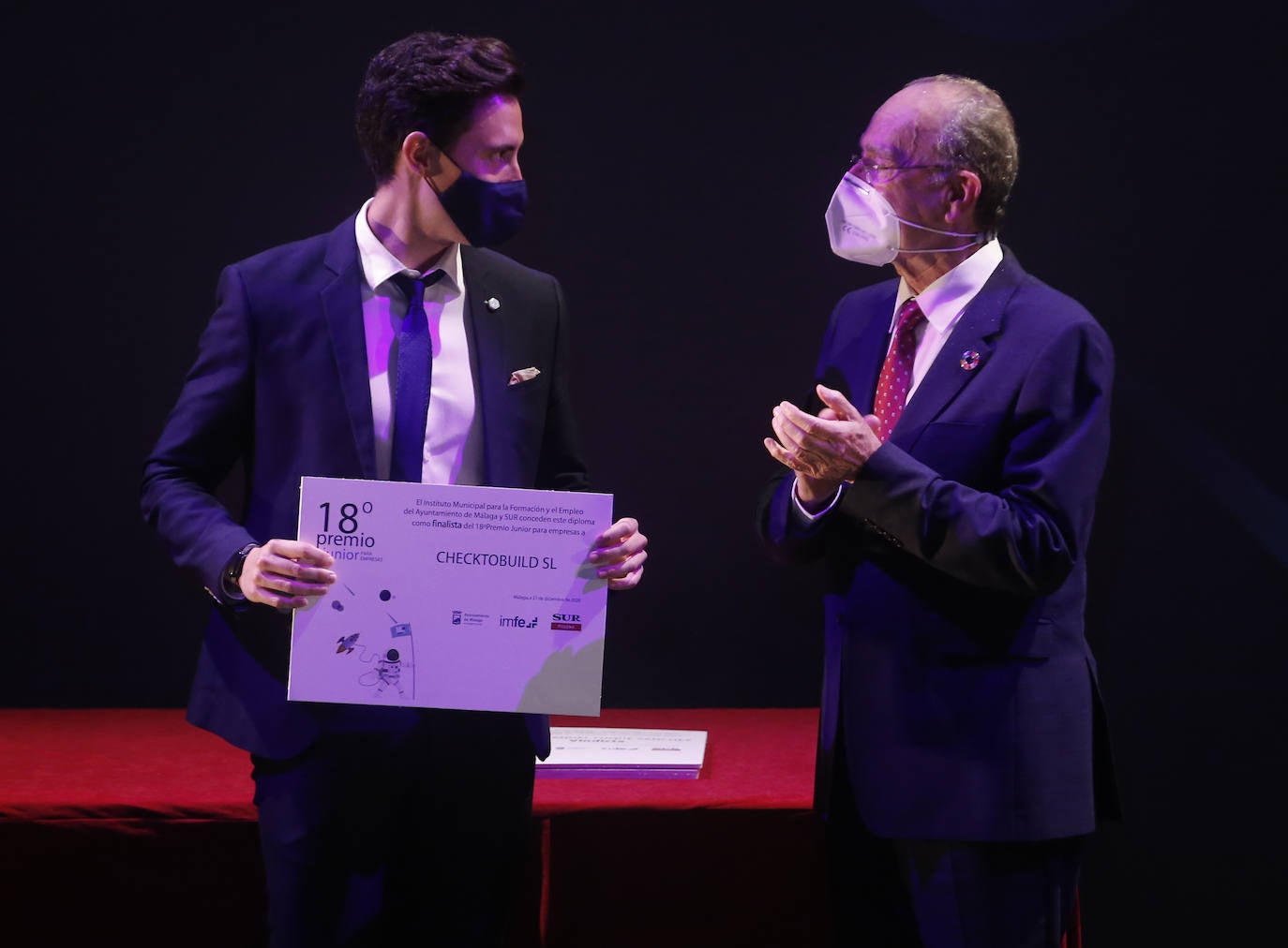 Gala de entrega de los 18 Premios Junior del Imfe. 