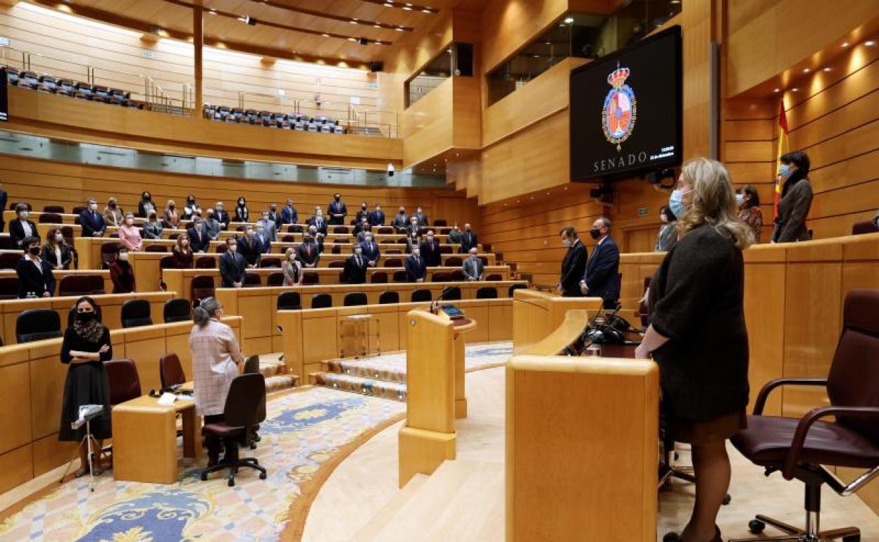 El Senado durante el debate de los Presupuestos.