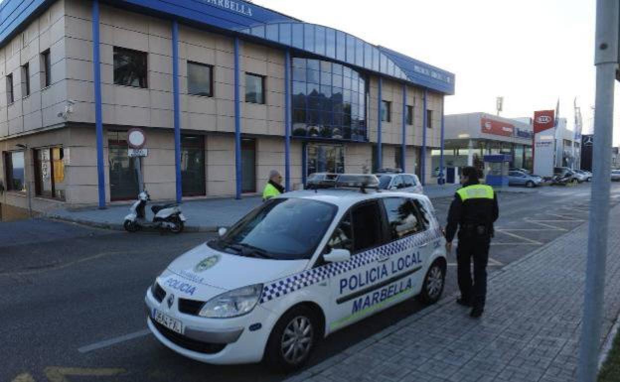 Imagen de archivo de las dependencias de la Policía Local de Marbella. 