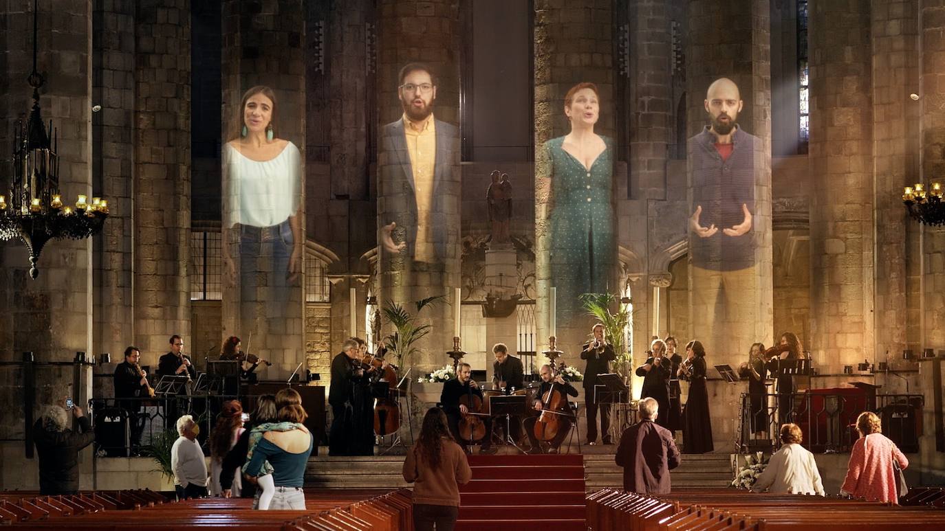 La Fundación la Caixa promueve un vídeo participativo con el 'Aleluya' de Händel entonado por voces amateurs