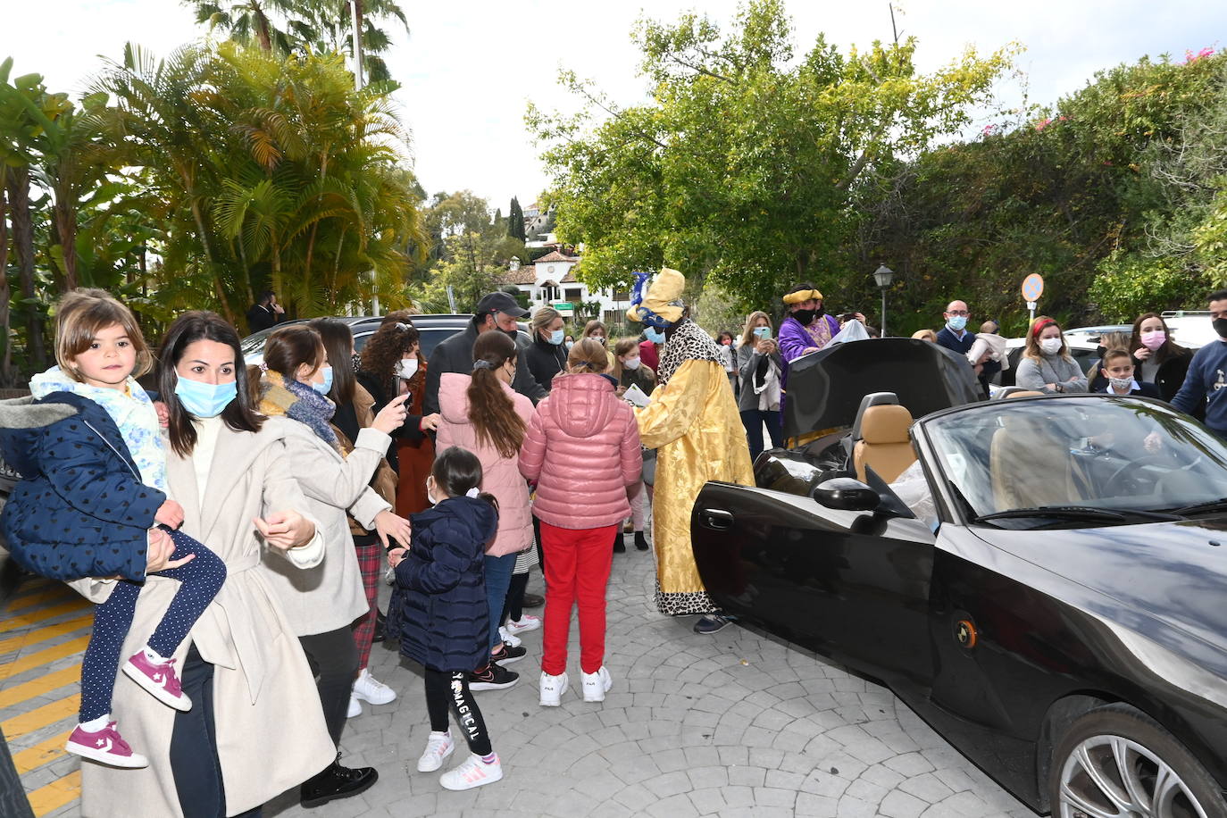 Visita de los Reyes Magos a Benahavís