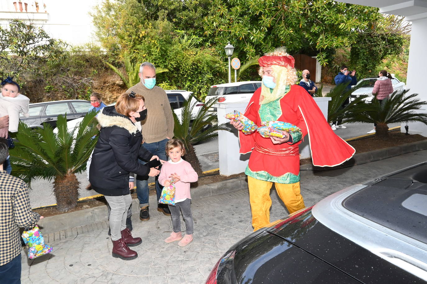 Visita de los Reyes Magos a Benahavís