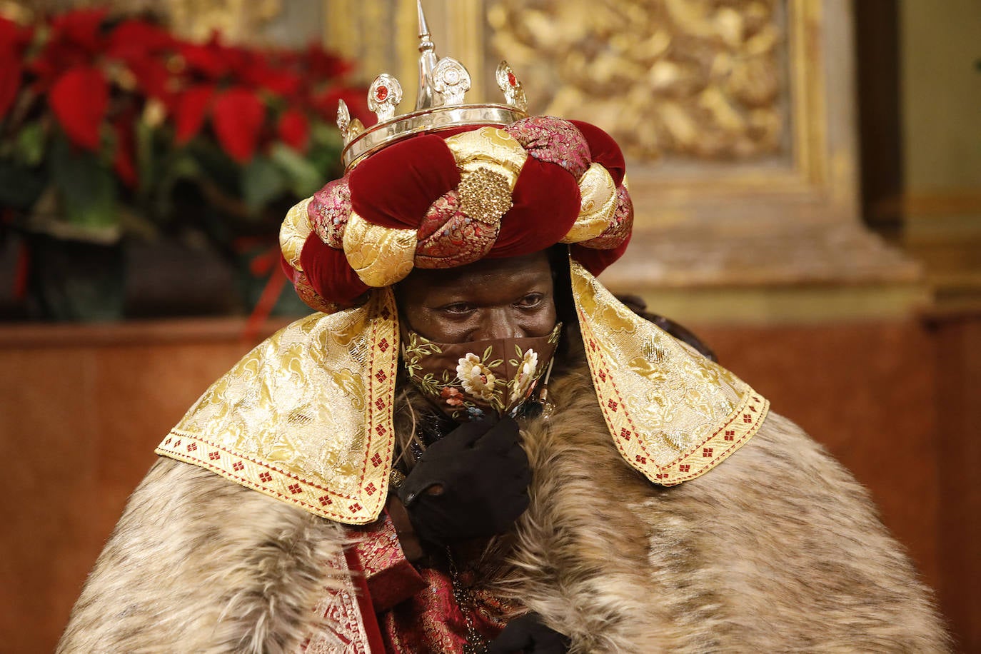 Los Reyes Magos reciben la visita de los niños de Antequera.