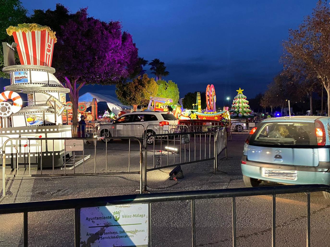 Cabalgata estática de los Reyes Magos en Vélez-Málaga