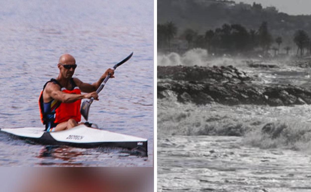 Un hombre de 64 años que paseaba al perro salva a una mujer arrastrada por el mar en la playa de la Caleta