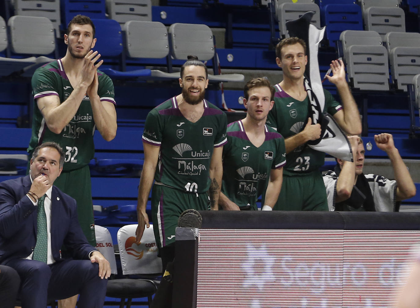 El Unicaja, derrotado en casa por el Baskonia. 