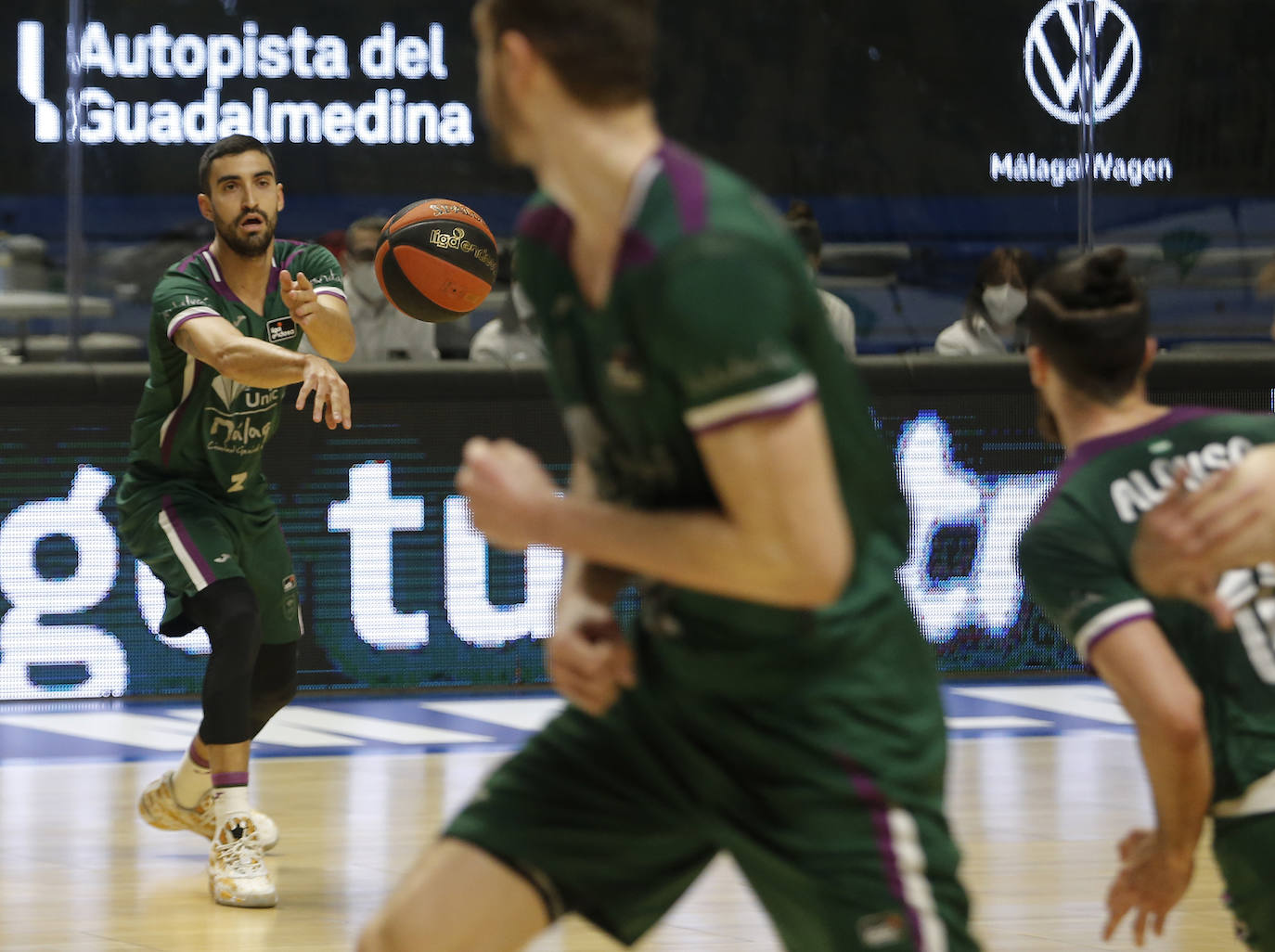 El Unicaja, derrotado en casa por el Baskonia. 