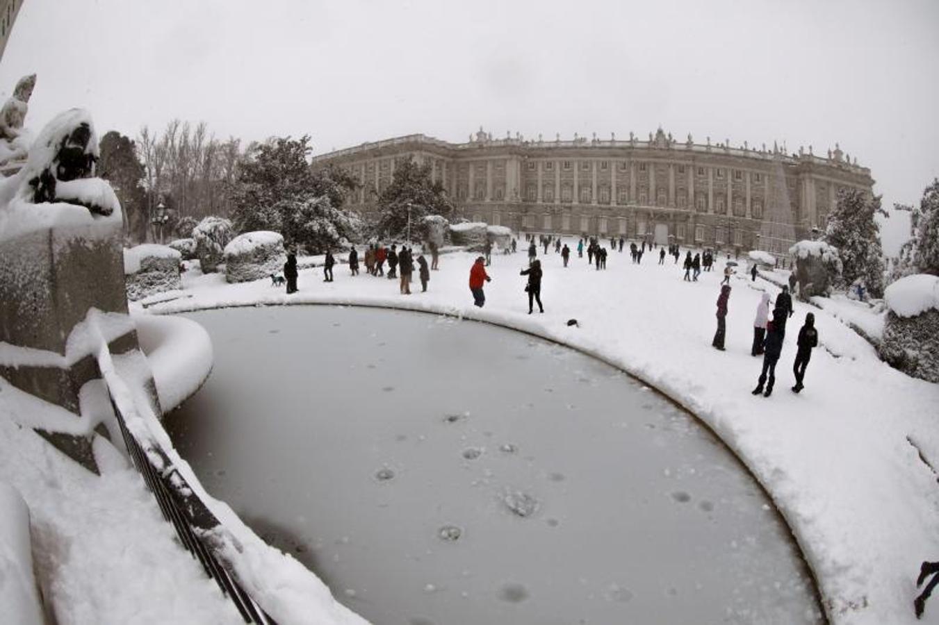 Vista de la Plaza de Oriente de Madrid