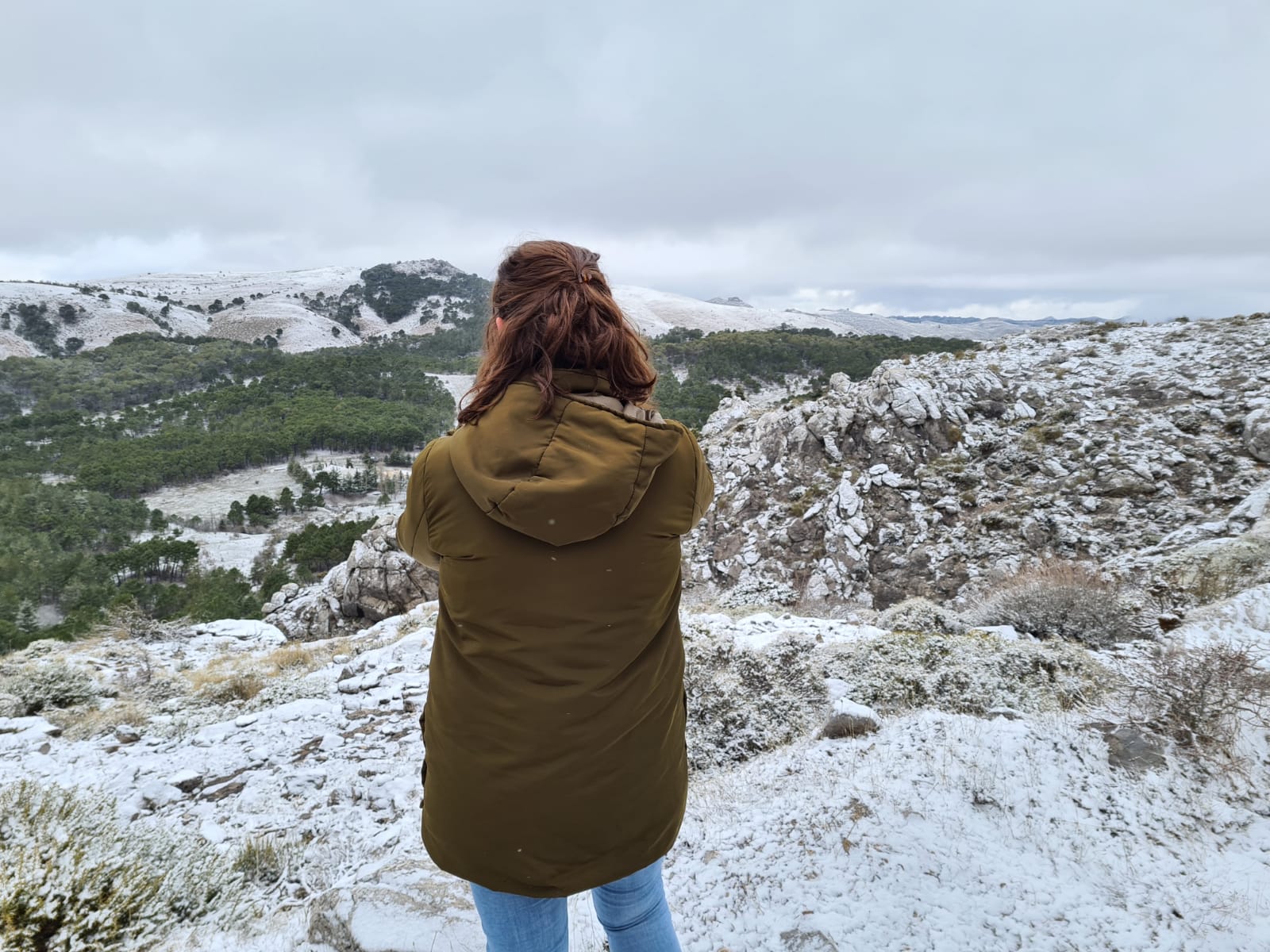 Nevada en la Sierra de las Nieves
