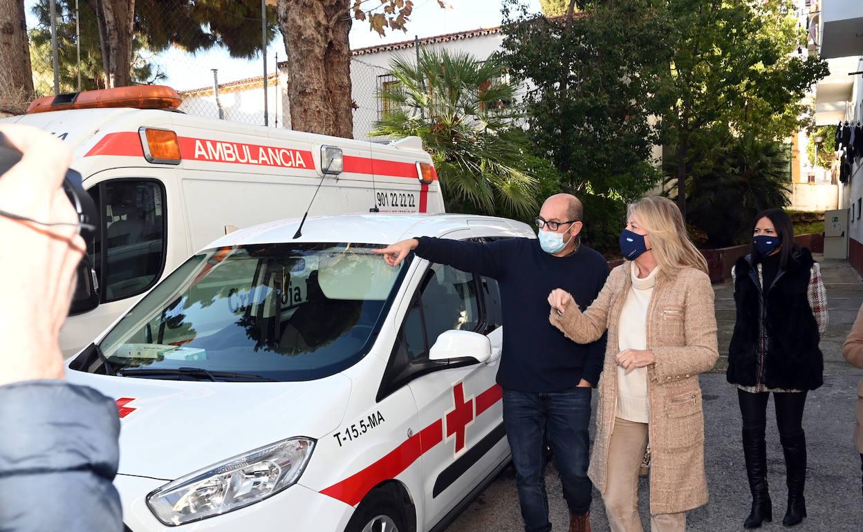 Visita de la alcaldesa al Centro de Inclusión de la localidad. 