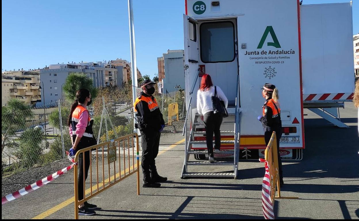 Ayer se realizó un cribado en Mijas. 