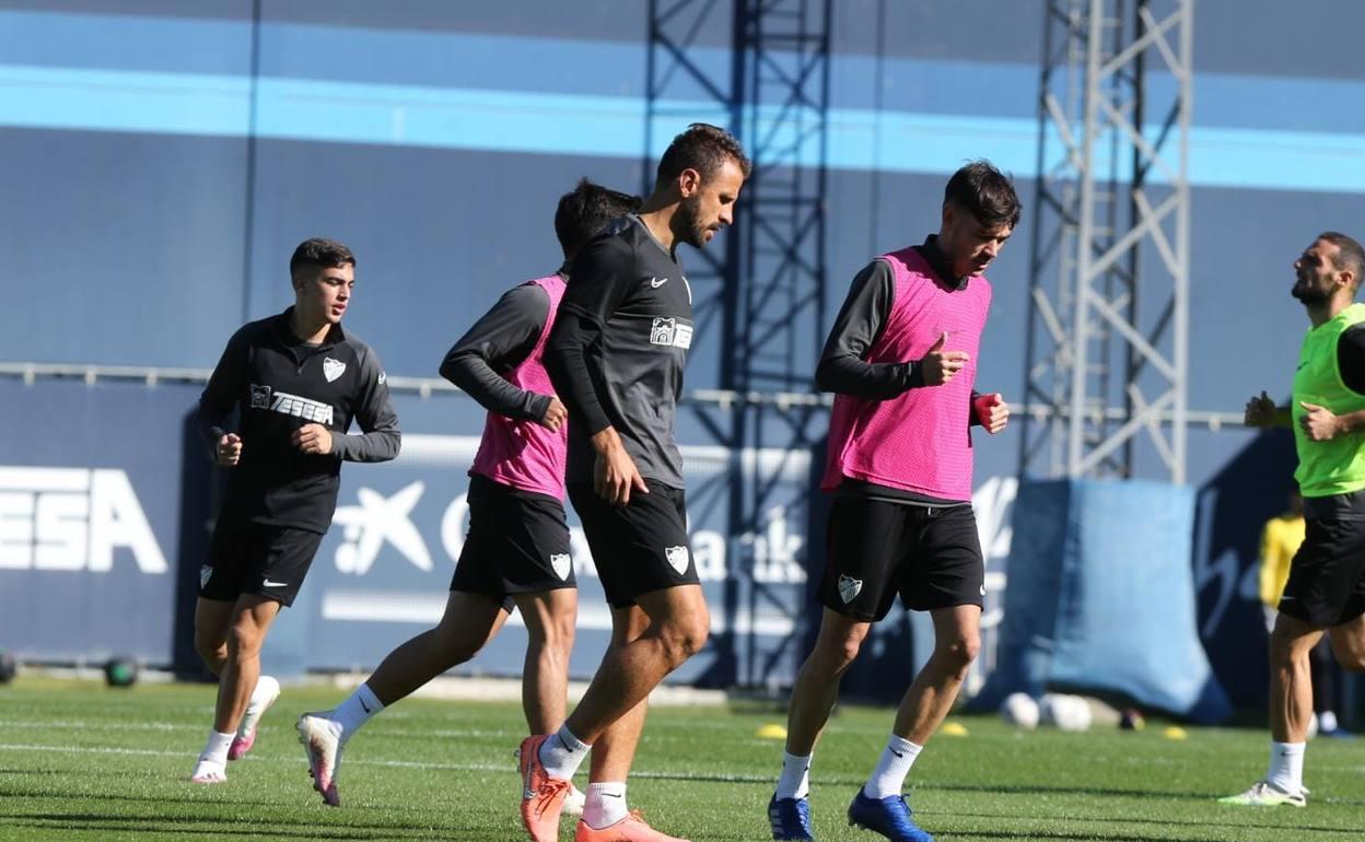 Orlando Sá y Jozabed, en un entrenamiento. 