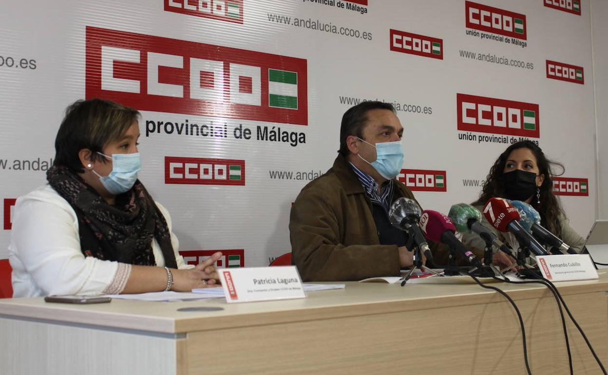 Patricia Laguna, Fernando Cubillos y Saray Pineda.