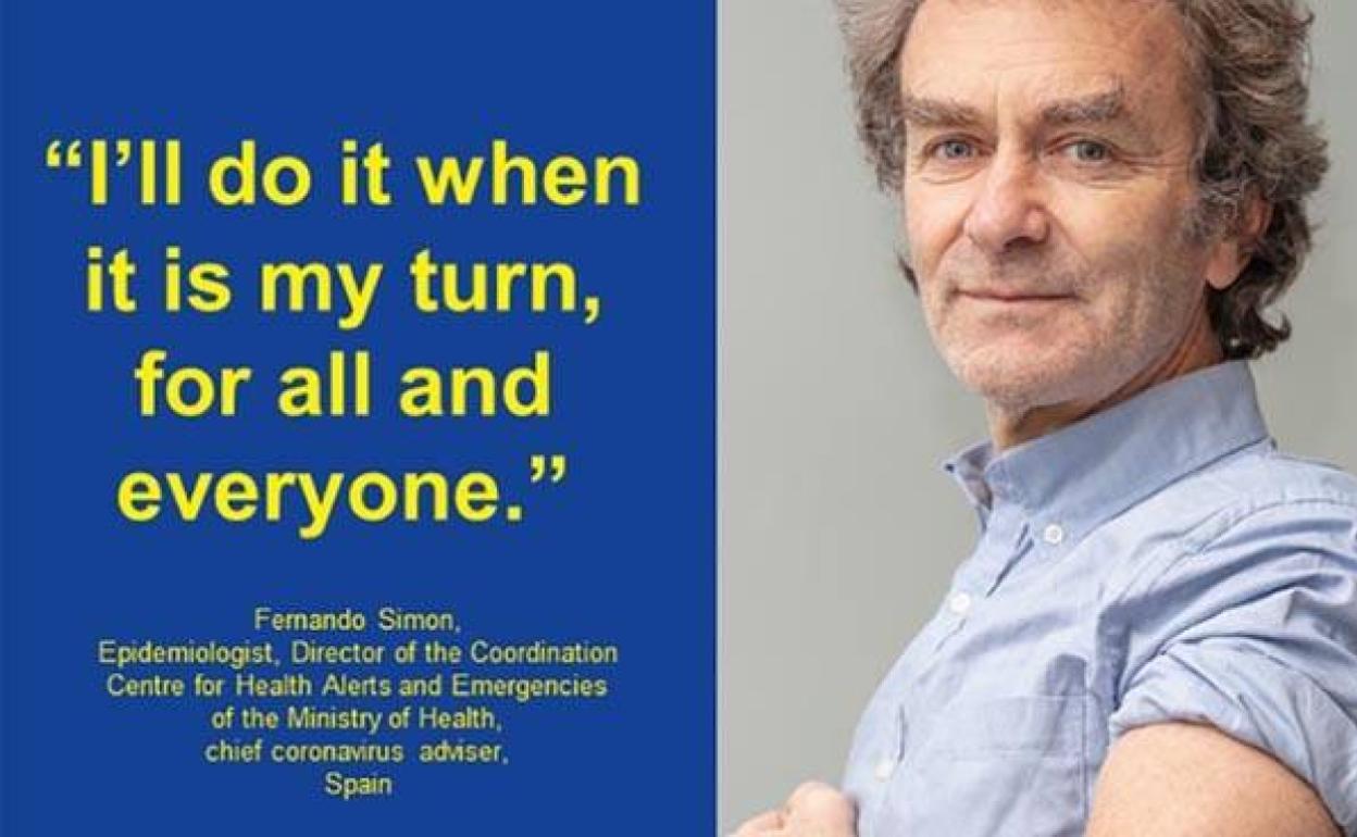 Fernando Simón pone cara a la vacunación en Europa