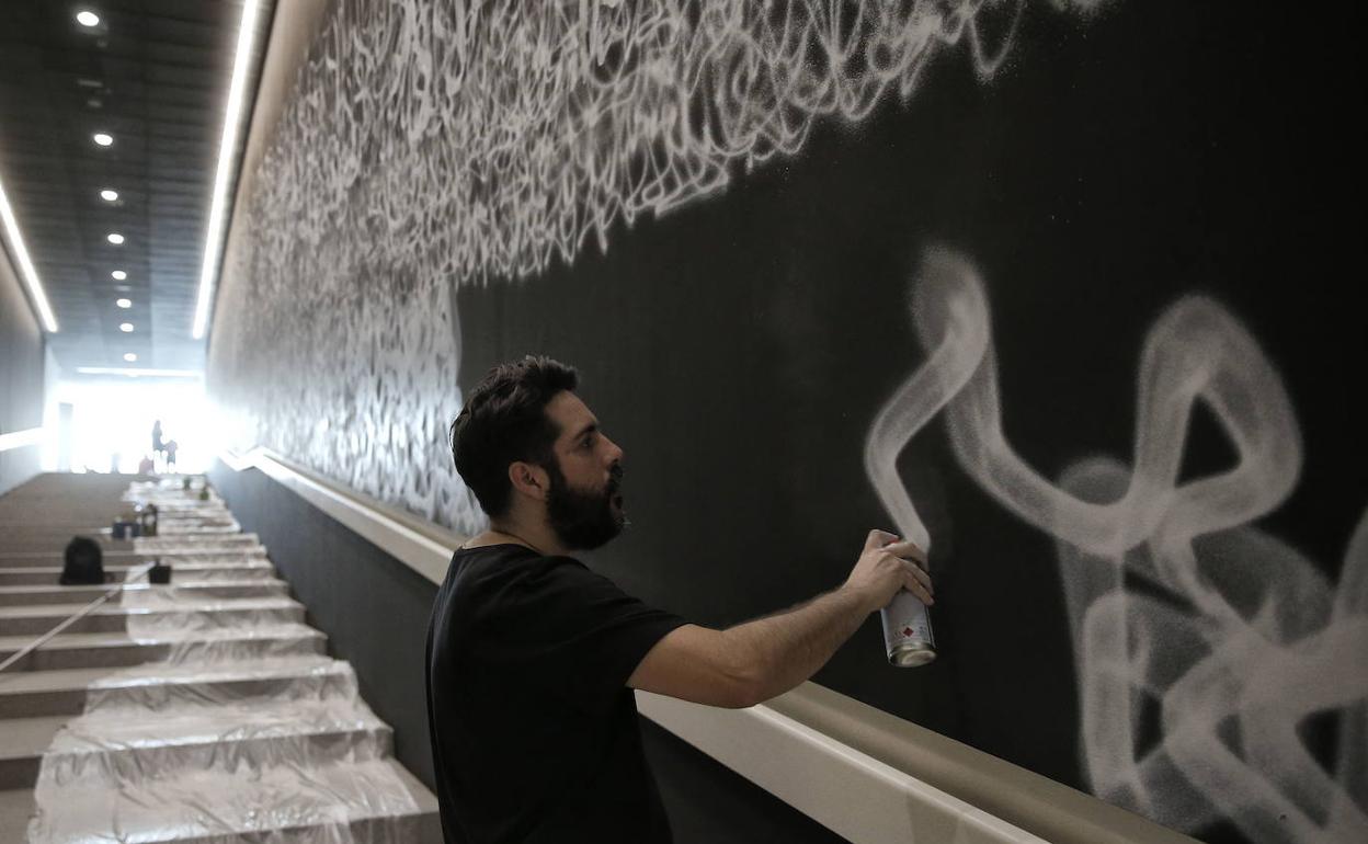 El malagueño D.Darko es el único artista que ha intervenido en ambos museos. 