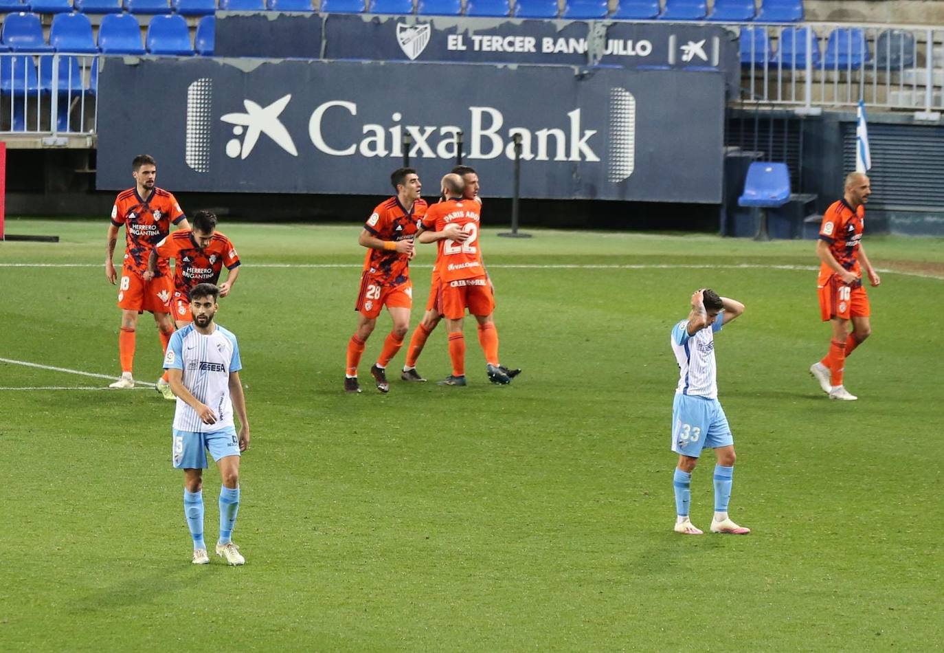 El Málaga, obligado a remontar desde los primeros minutos 