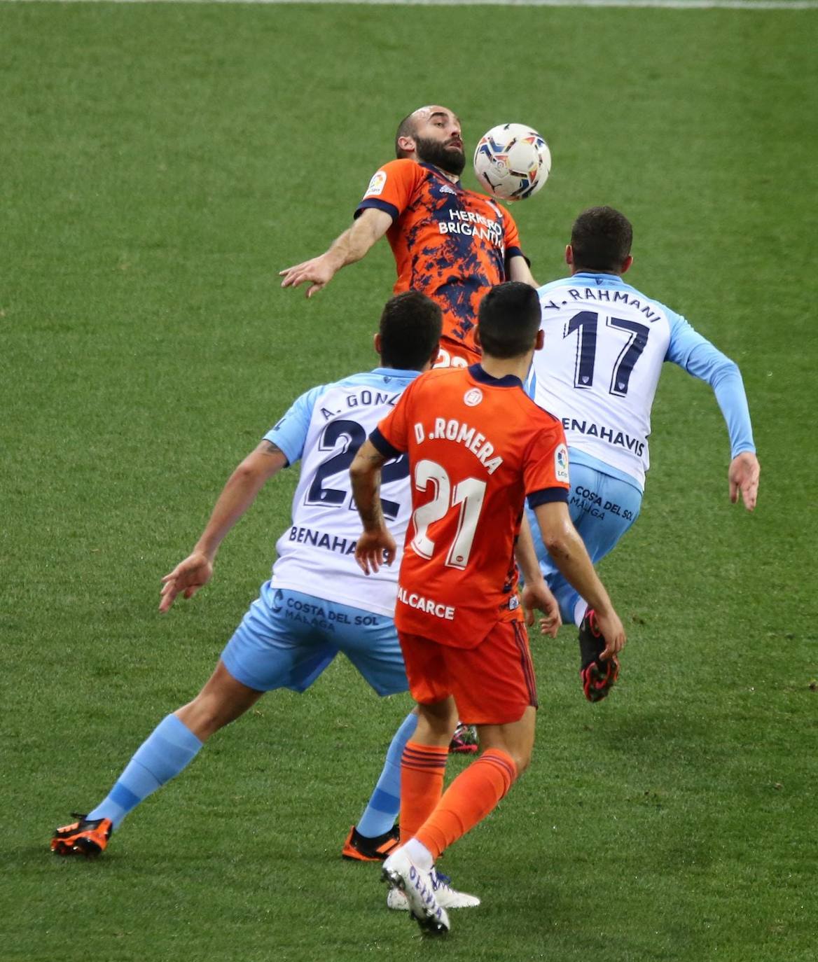 El Málaga, obligado a remontar desde los primeros minutos 