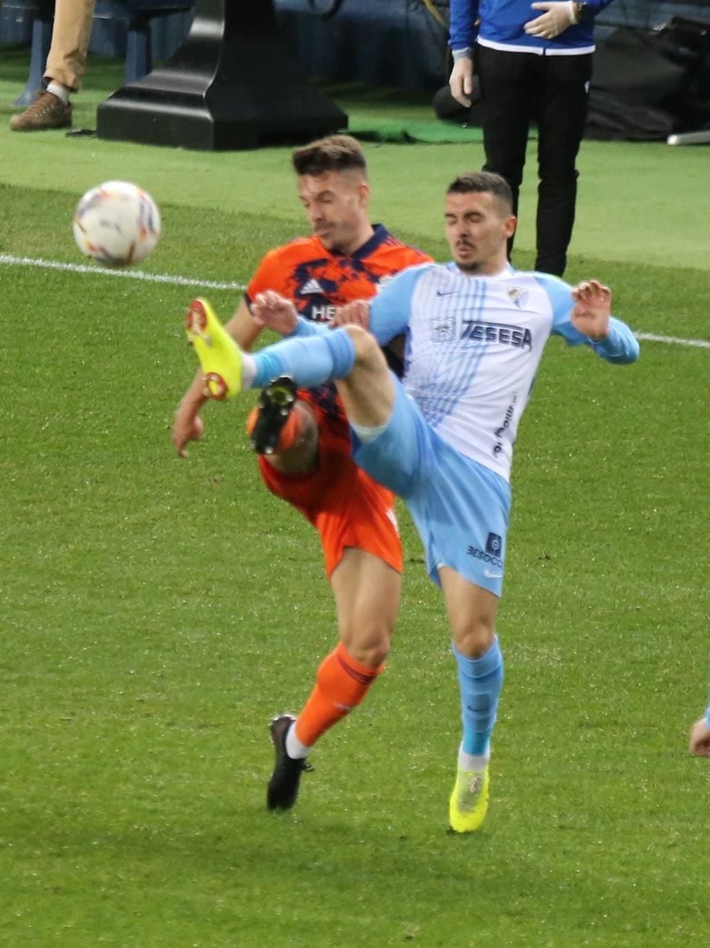 El Málaga, obligado a remontar desde los primeros minutos 