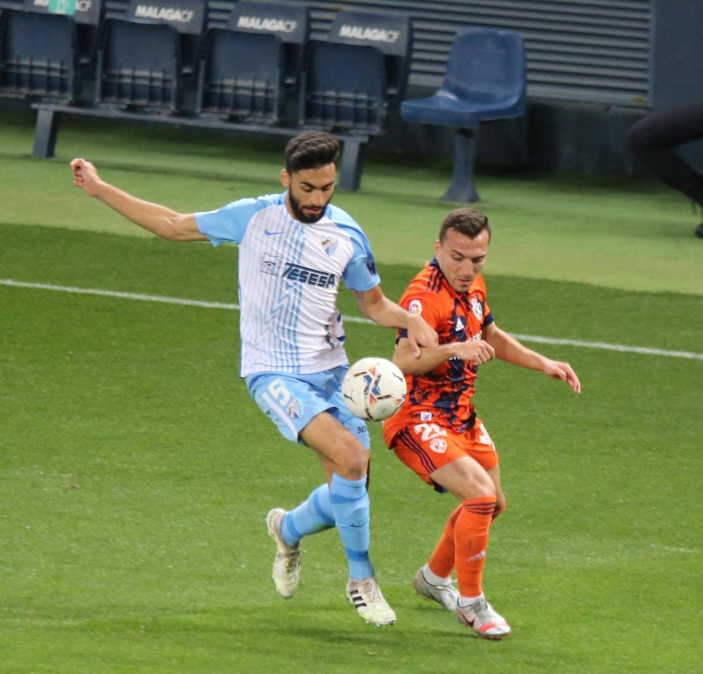 El Málaga, obligado a remontar desde los primeros minutos 