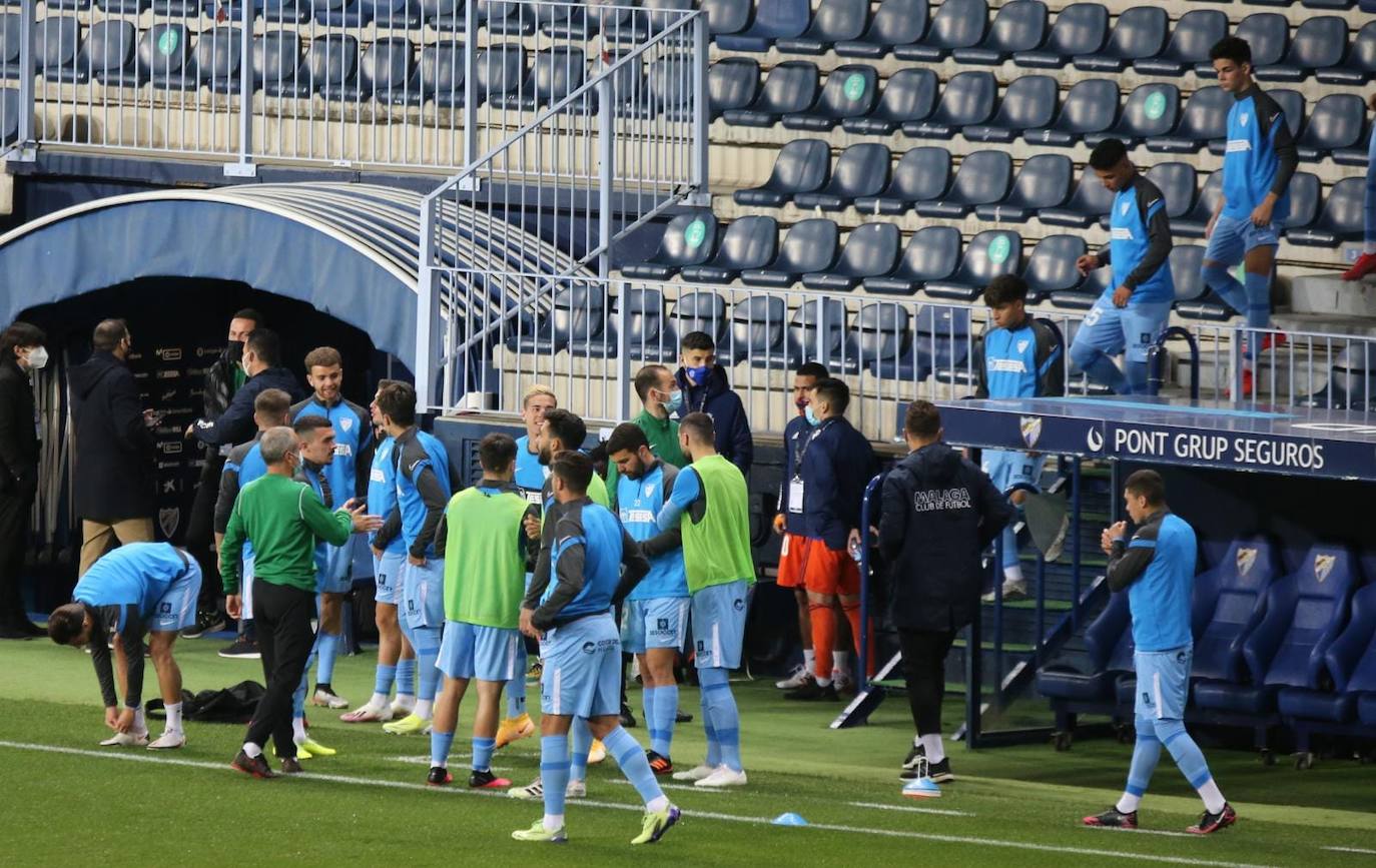 El Málaga, obligado a remontar desde los primeros minutos 