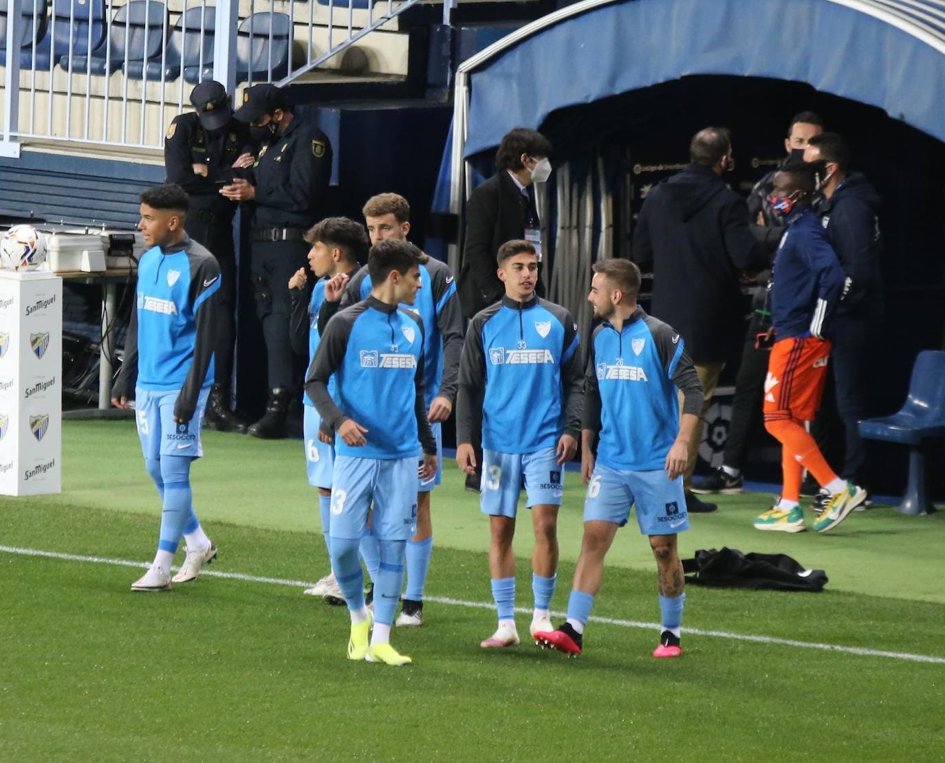 El Málaga, obligado a remontar desde los primeros minutos 