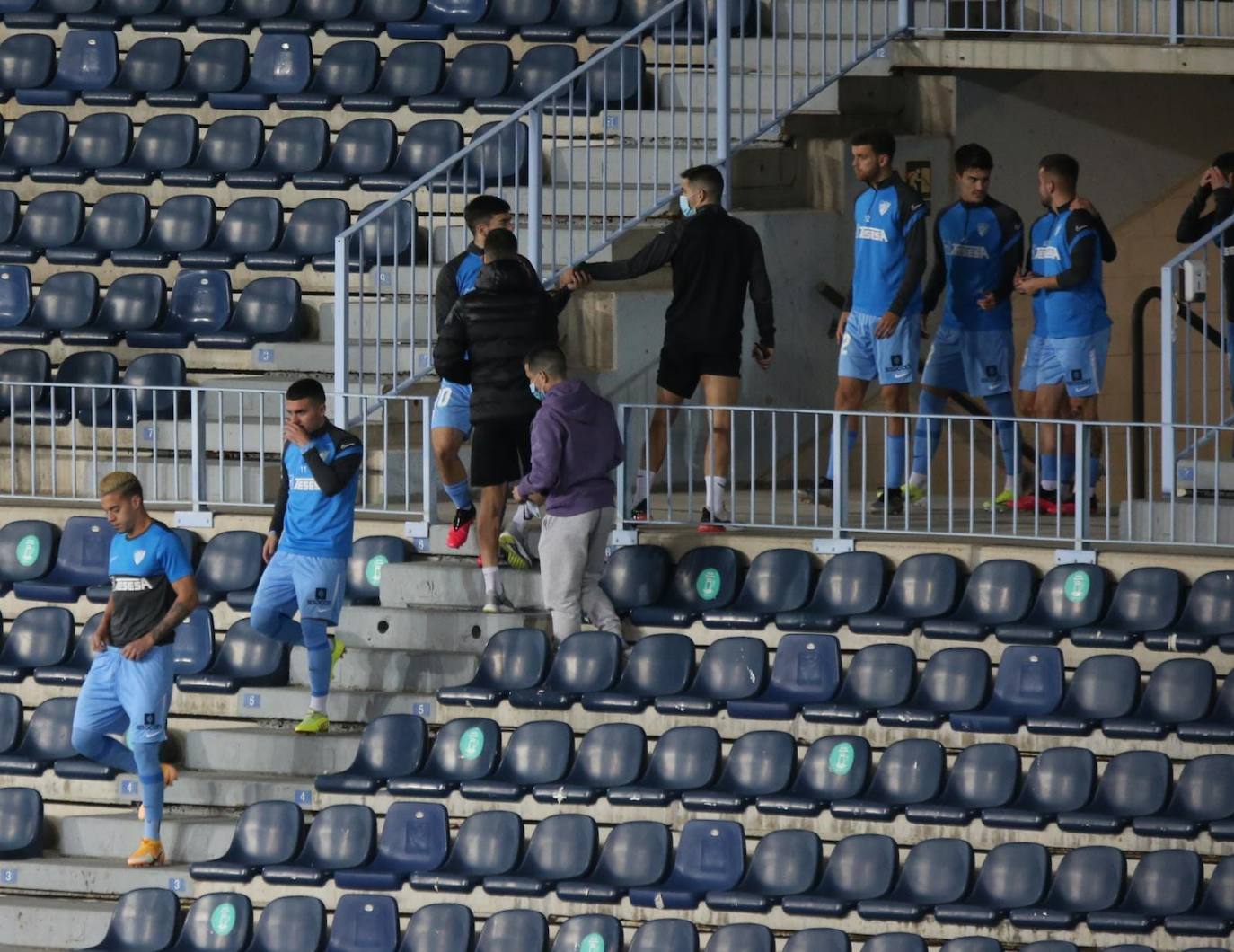 El Málaga, obligado a remontar desde los primeros minutos 