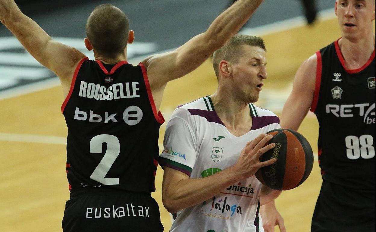 Waczynski, durante el partido ante el Bilbao. 