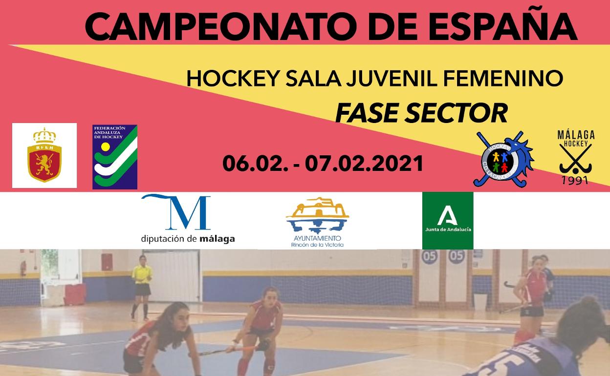 Cartel promocional de la competición deportiva. 