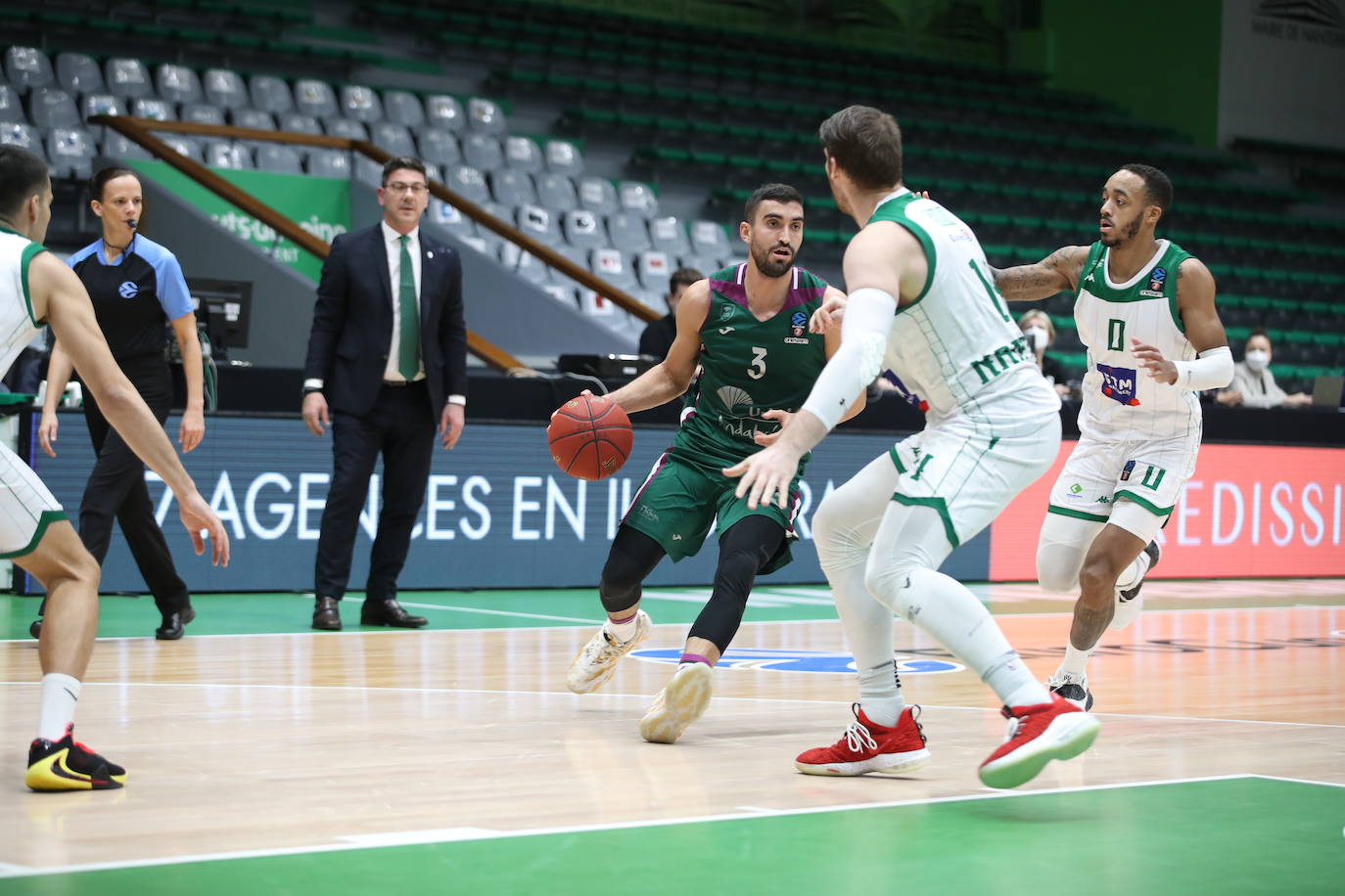 Fotos: La mejores imágenes del Nanterre-Unicaja