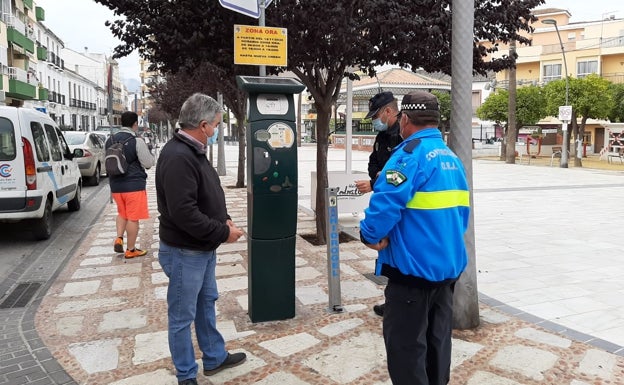 Coín cuenta con dos zonas de estacionamiento reguladas, instaladas en 2012