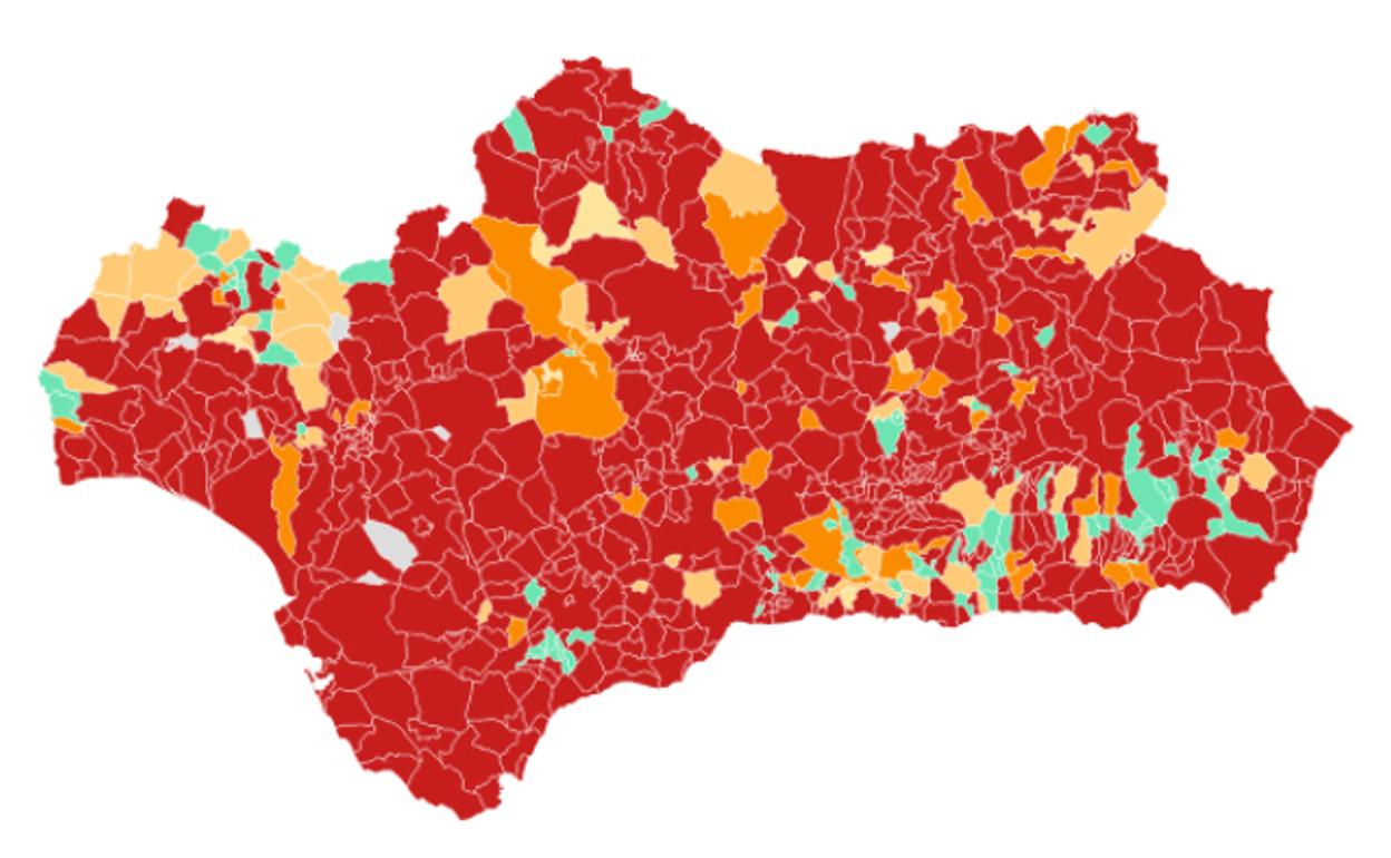 Consulta los municipios de Andalucía que abren o cierran desde este sábado 13 de febrero