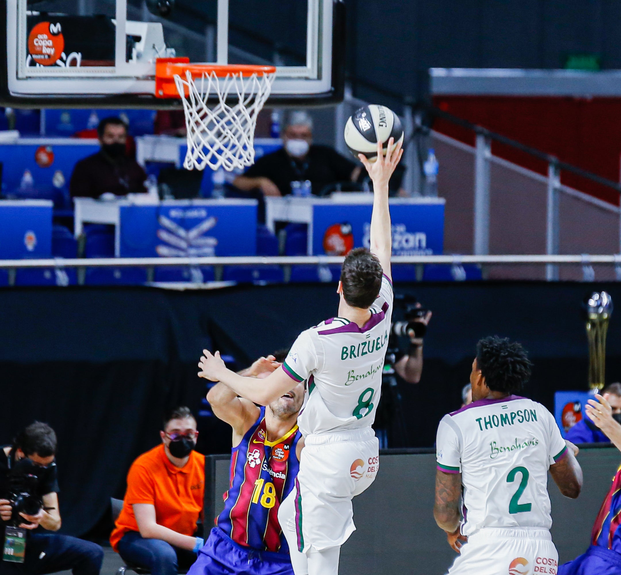 La Copa del Rey 2021 se disputa hasta el domingo en el pabellón Wizink Center de la capital madrileña 