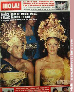 En la portada de la revista '¡Hola!'