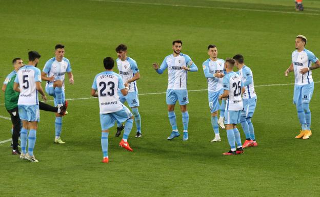 Dos días de descanso para la plantilla malaguista tras el triunfo ante el Rayo