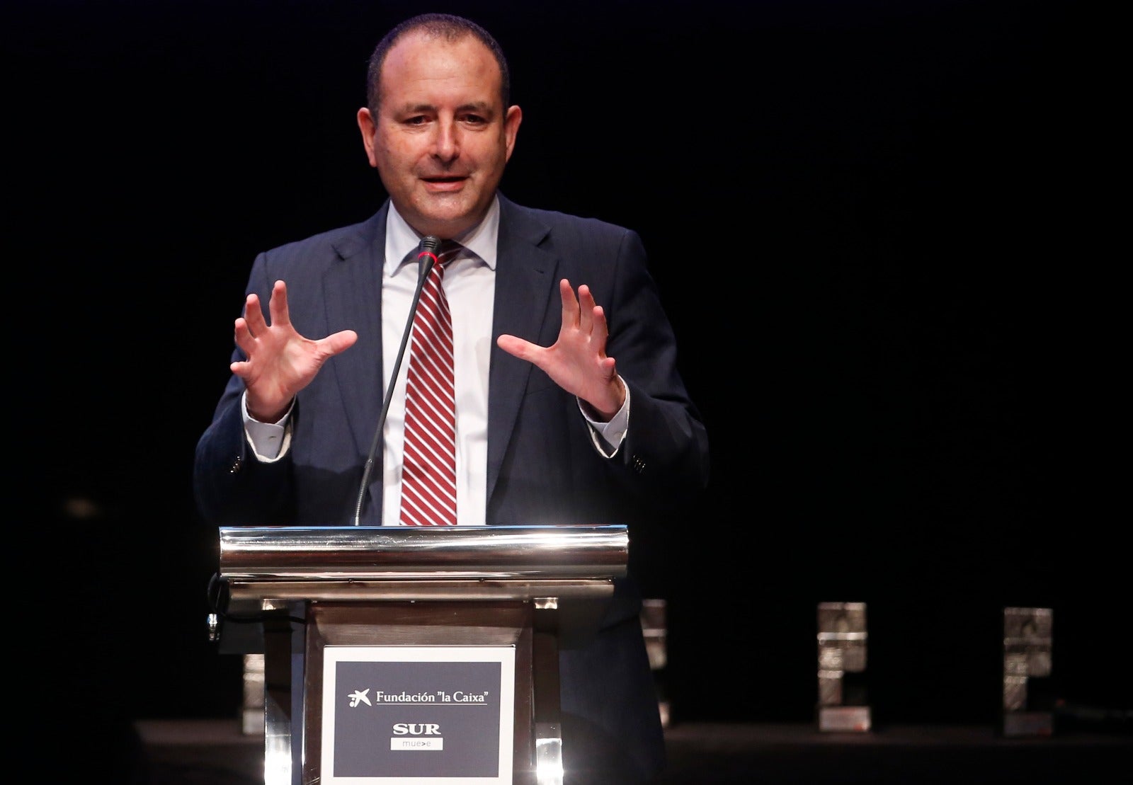 SUR y Fundación La Caixa premian el compromiso social de entidades y personas en un acto celebrado en el Auditorio del Museo Picasso Málaga