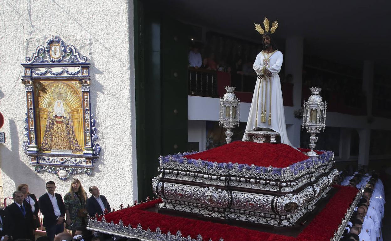 Nuestro Padre Jesús Cautivo, en su última salida procesional de 2019. 