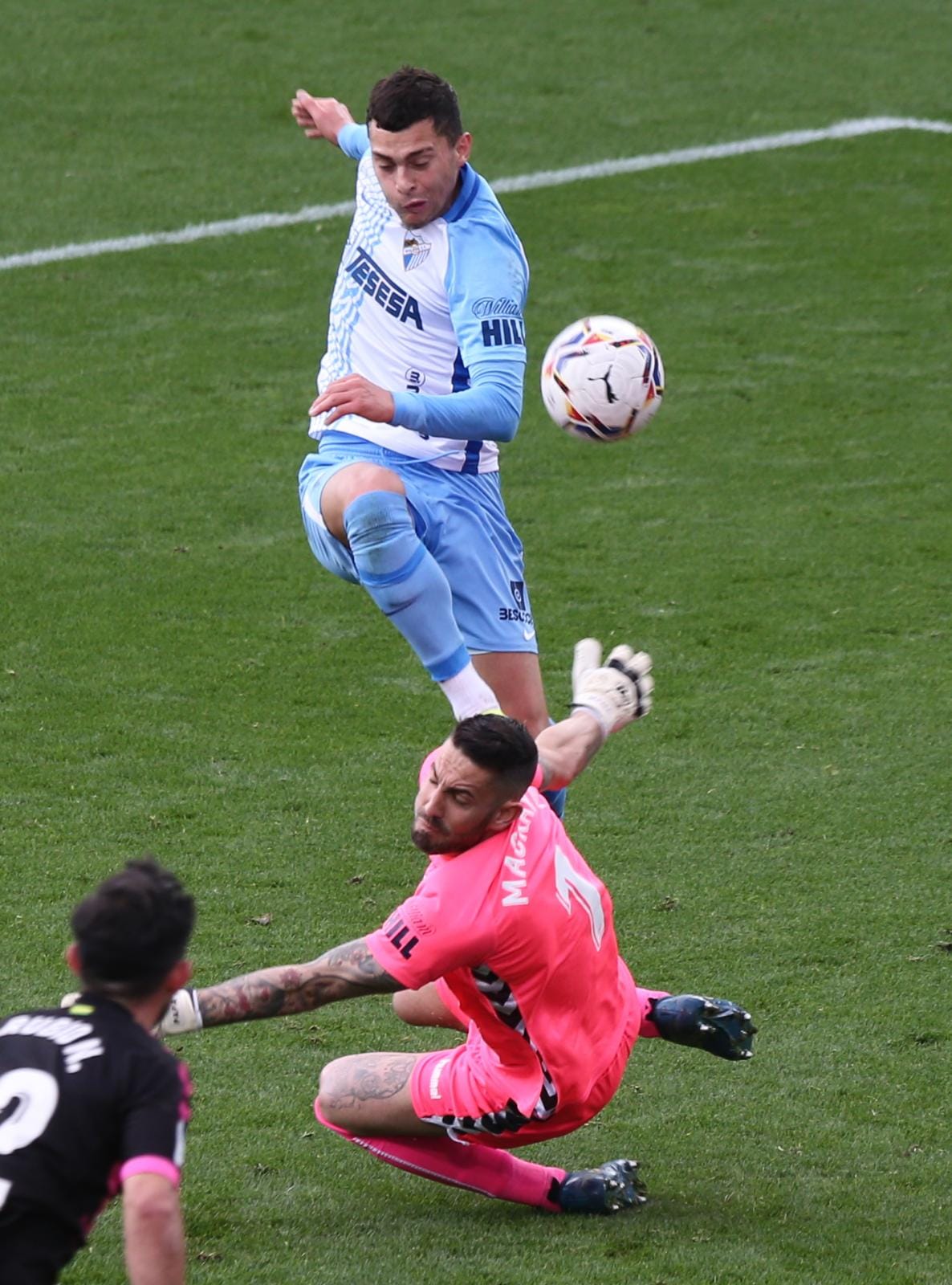 El encuentro en la Rosaleda, en imágenes