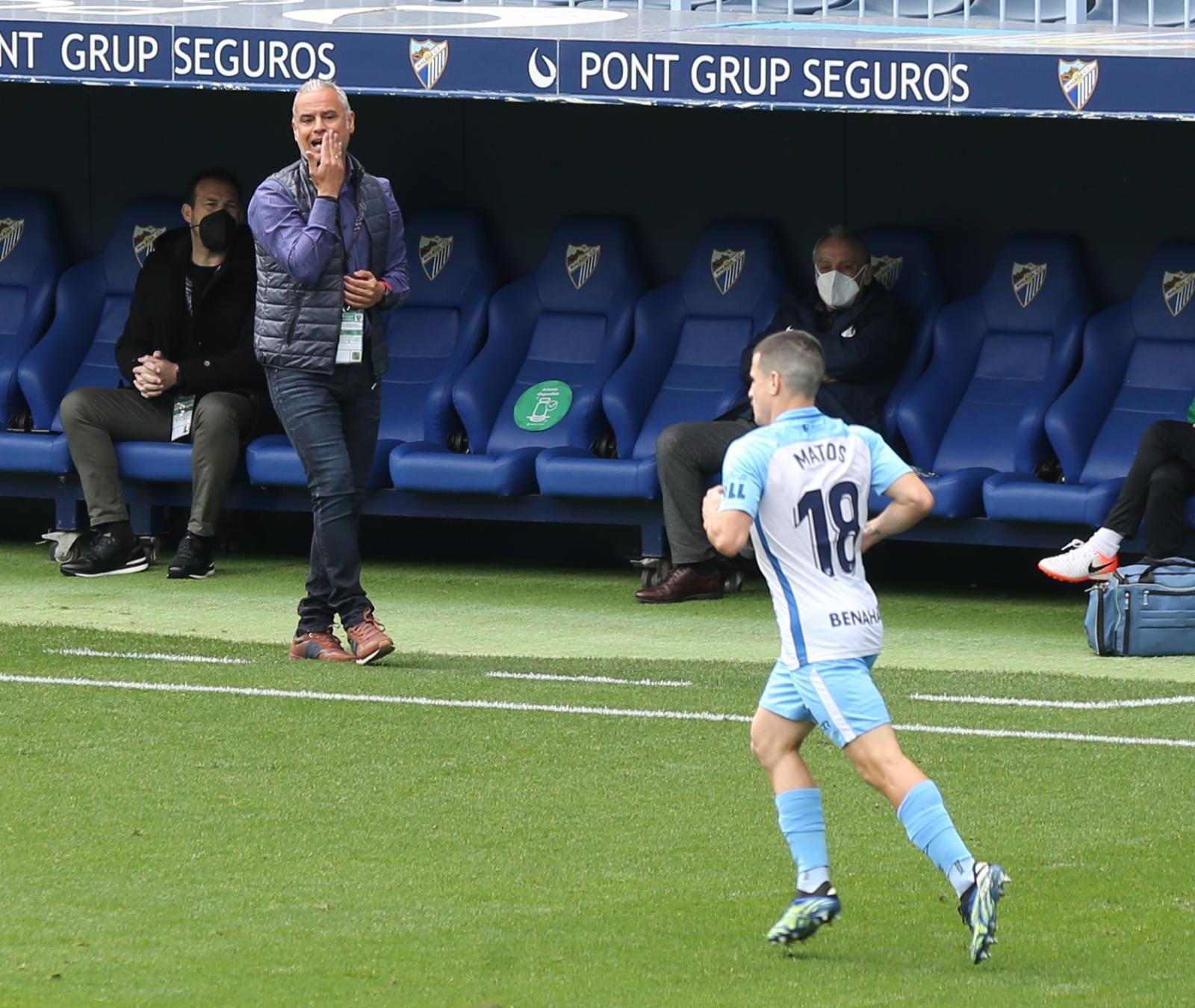 El encuentro en la Rosaleda, en imágenes