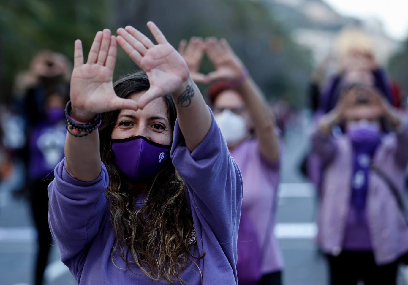 Baile feminista este 8-M por la tarde en el Paseo del Parque. 