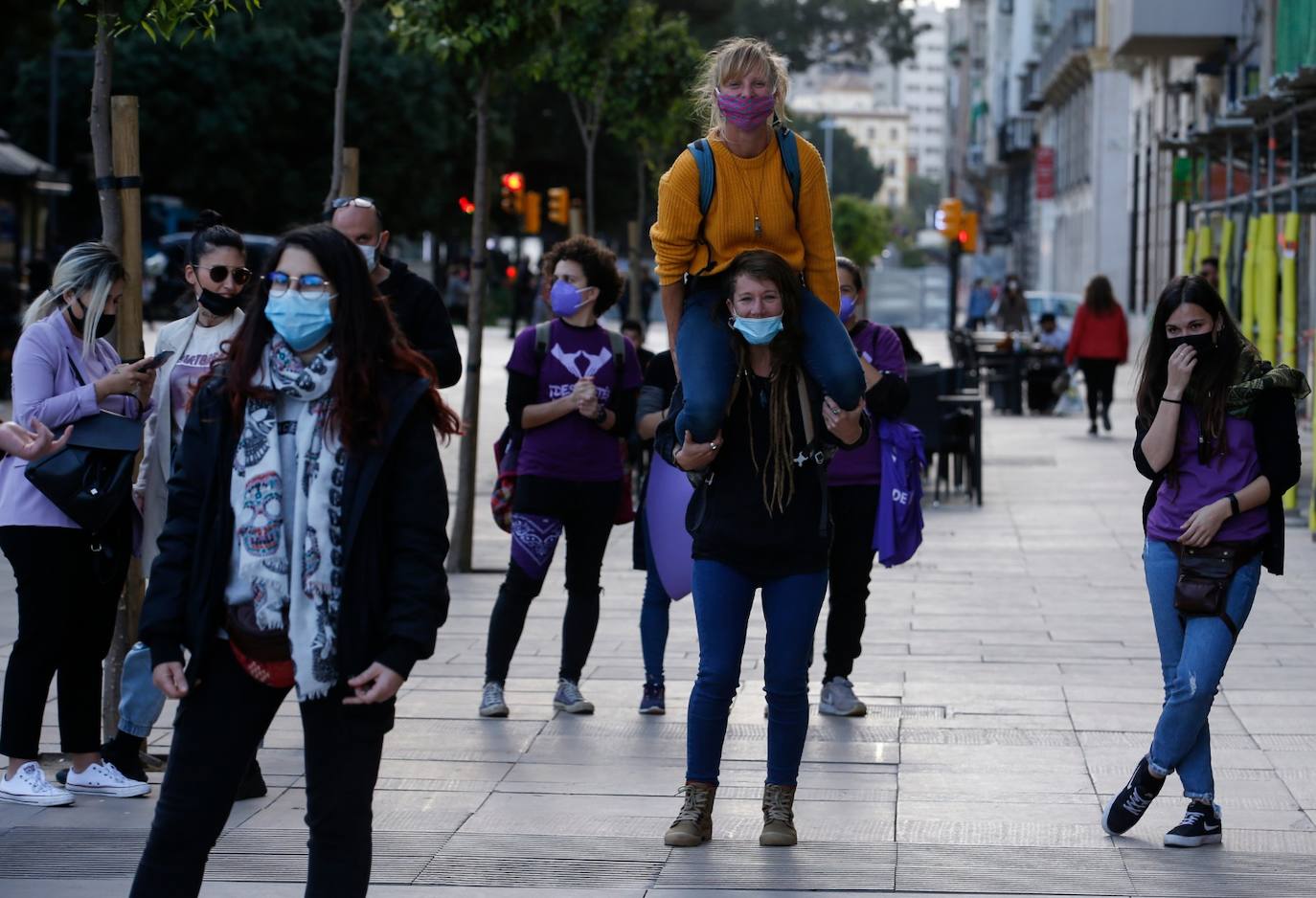 Baile feminista este 8-M por la tarde en el Paseo del Parque. 