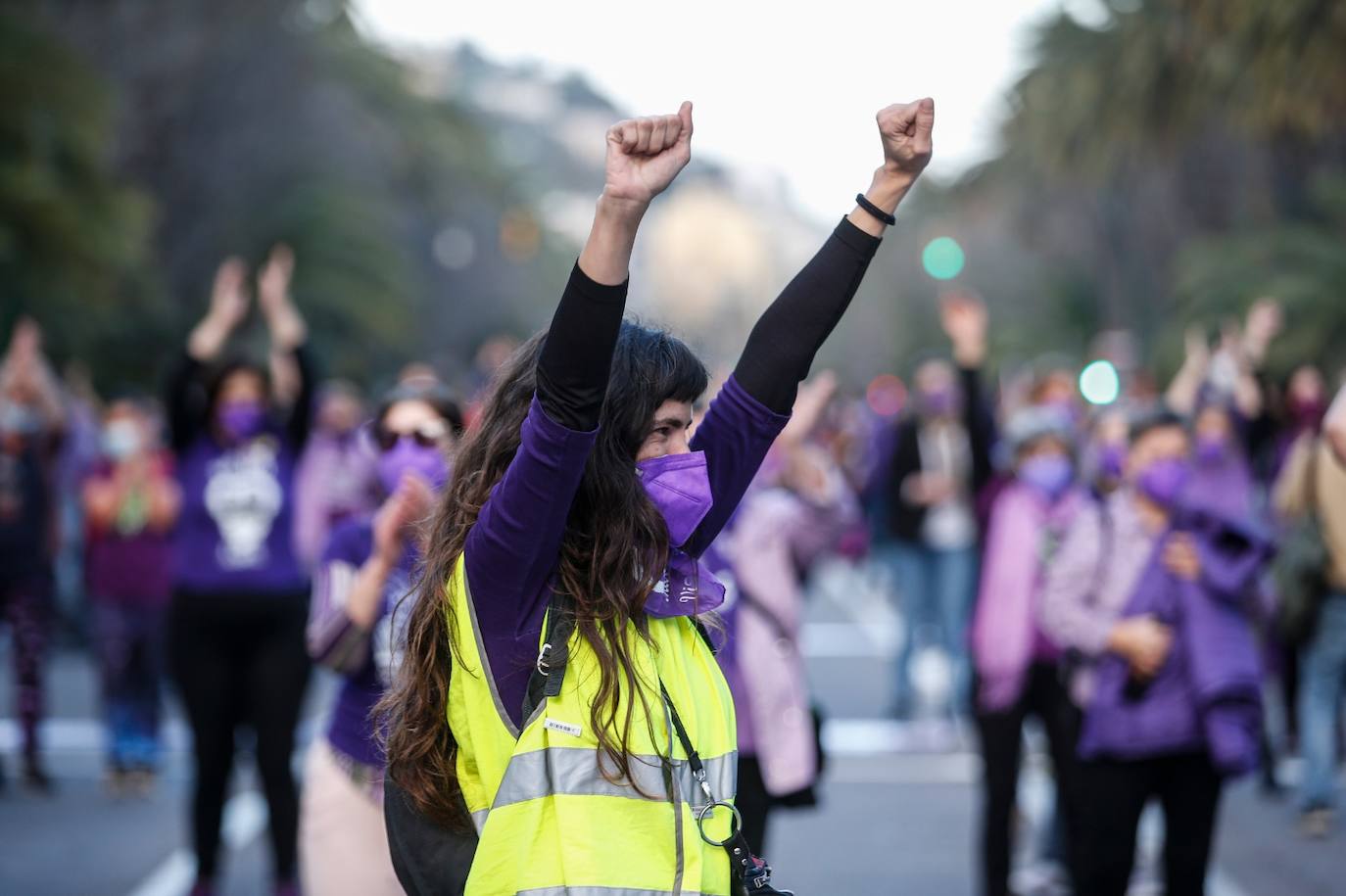 Baile feminista este 8-M por la tarde en el Paseo del Parque. 