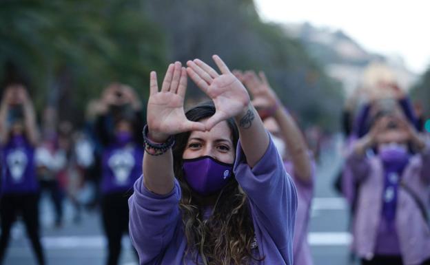 Baile feminista de esta tarde por el centro de la ciudad