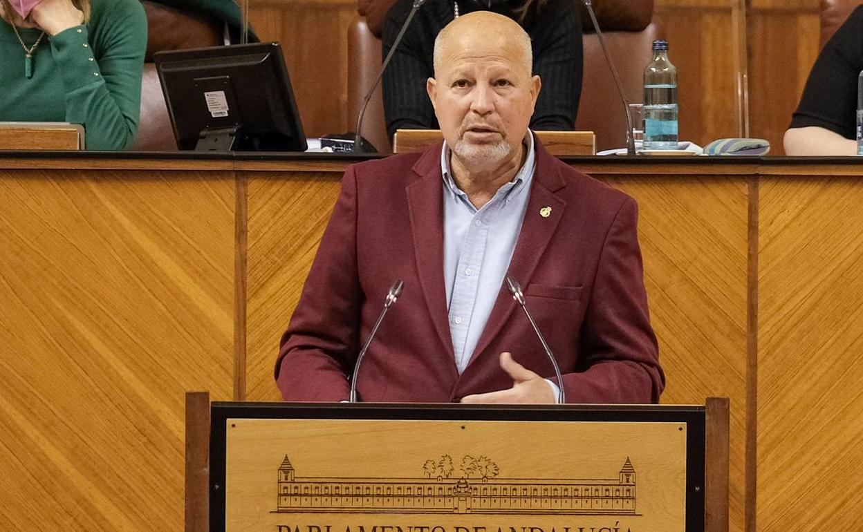 Javier Imbroda, durante su intervención