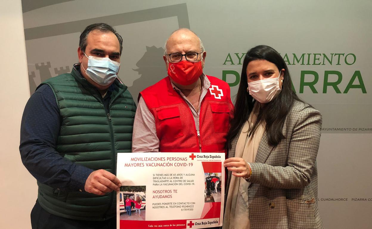 Félix Lozano, Miguel Garrido y María Cordero. 