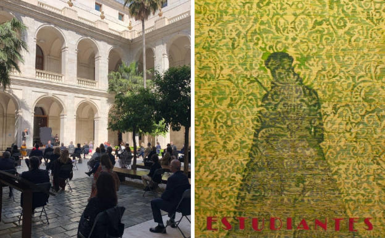 El cartel fue presentado este sábado en el Museo de Málaga y puede admirarse en la exposición que la cofradía tiene abierta en su casa hermandad, en la calle Alcazabilla, hasta el próximo Viernes de Dolores. 