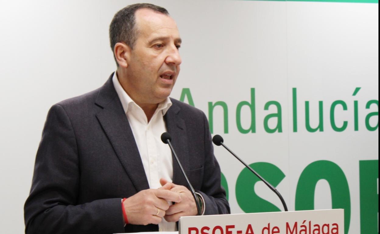 Ruiz Espejo en la comparecencia ante la prensa este lunes.