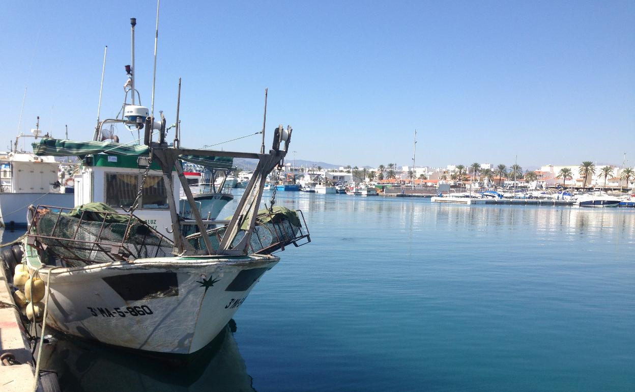 Imagen del puerto pesquero de Caleta de Vélez, el de mayor volumen de capturas de la provincia. 