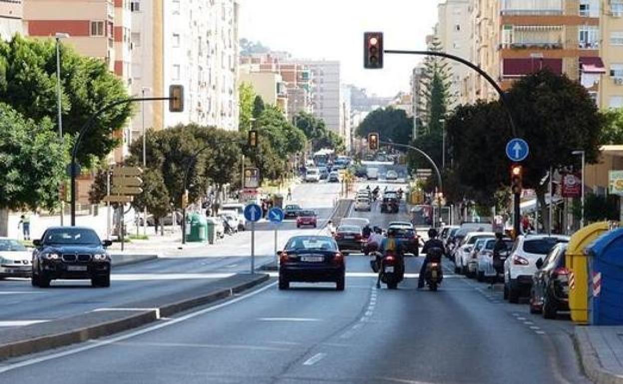 La avenida Carlos Haya.